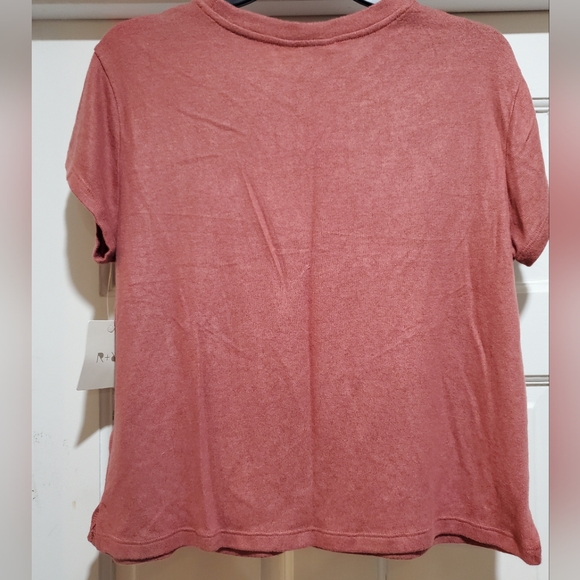 NWT Girl's "R+R" Lightweight Peach Knit Top. Sixe XL (16-18) - Picture 3 of 4